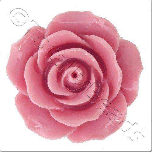 Acrylic Rose 25mm 2 Row - Light Pink