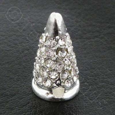 Shamballa Cone - Silver 1pc