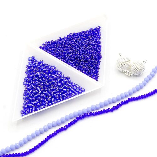 BC 2023 WK 3: Cubic Right Angle Weave Cobalt Air 3x4mm for jewellery making