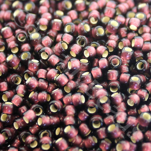 Toho Size 8 Seed Beads 10g - Silver Lined Frost Amethyst