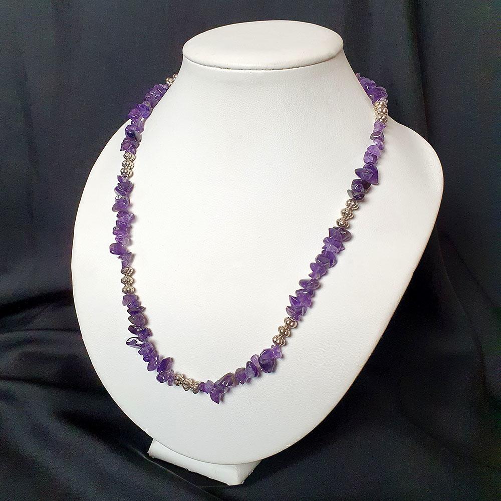 Isla Jewellery Set dark amethyst jewelry making kit — DIY set with beads and instructions for creating handmade jewelry