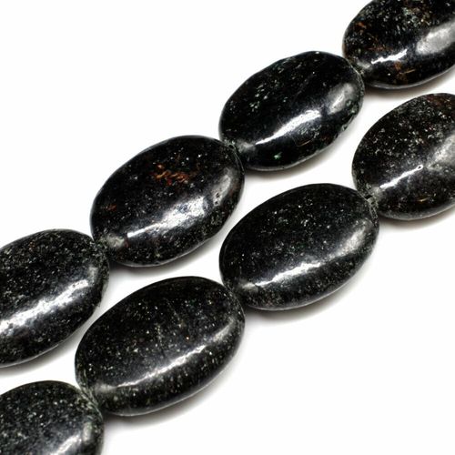 25mm resin druzy bead oval 15" string — sparkling cabochon-style stone ideal for jewelry making, pendants, and craft designs