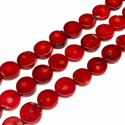 10mm resin druzy bead disc 10mm disc red 15" string — sparkling cabochon-style stone ideal for jewelry making, pendants, and craft designs