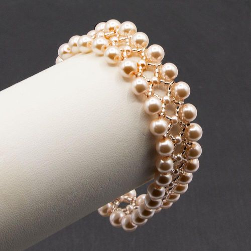 Serenity Bracelet indian rose bracelet making kit — DIY set with beads and instructions for creating handmade jewelry