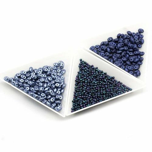 BC 2023 WK 11 : SuperDuo Bracelet Pink Blue 5x2mm for jewellery making