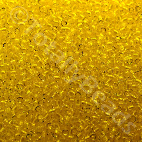 Toho Size 15 Seed Beads 10g - Transparent Lemon