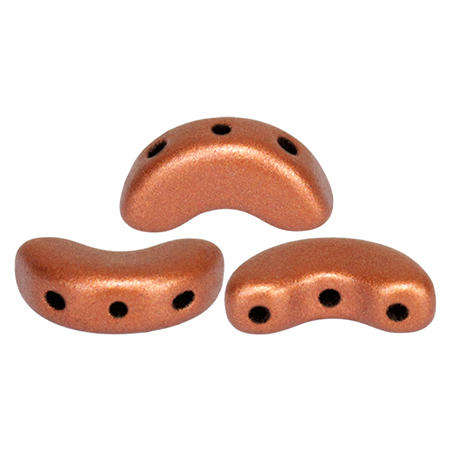 Arcos Puca Beads 10g - Copper Gold Mat