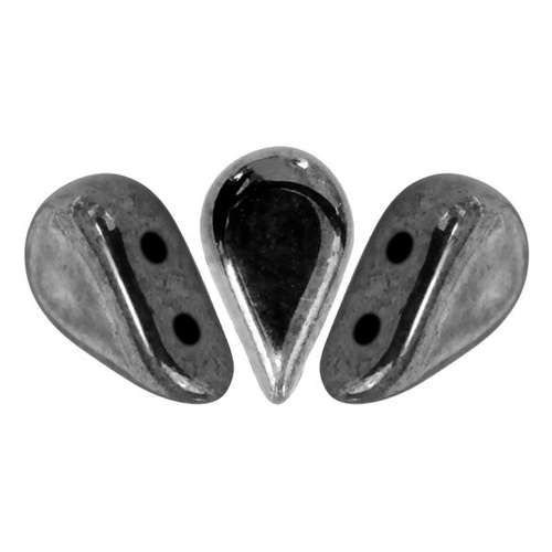 Amos Puca Beads 10g - Jet Hematite