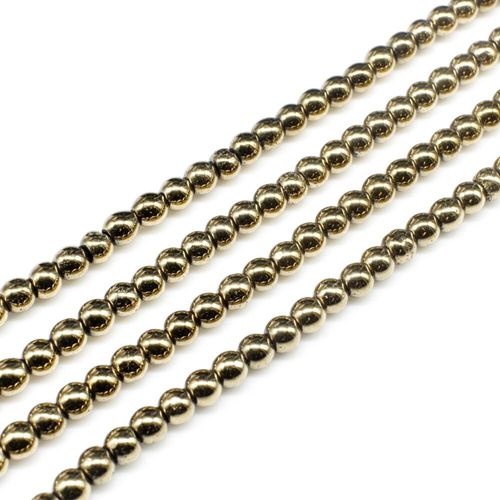 4mm hematite beads — for jewelry making, crafting, and beadwork projects