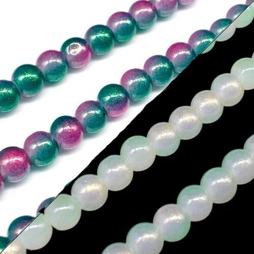 Goddess Jewellery mojito & pink jewelry making kit — DIY set with beads and instructions for creating handmade jewelry