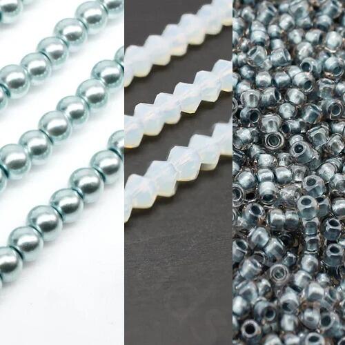Kassia Diamond Bracelet Makes 2 silver cloud bracelet making kit — DIY set with beads and instructions for creating handmade jewelry