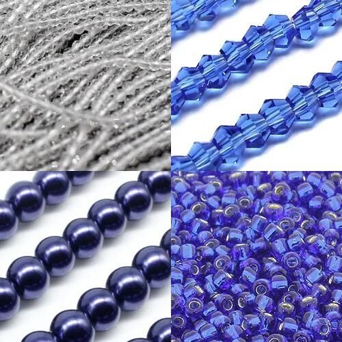 BC24 WK15 Summer Wave Dark Blue 3mm for jewellery making