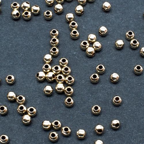 Gold Filled Round Beads 2mm 10pcs for jewellery making