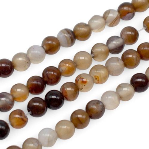 6mm resin druzy bead round 6mm brown 15" inch — sparkling cabochon-style stone ideal for jewelry making, pendants, and craft designs