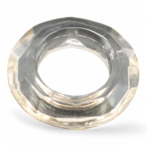 Crystal Pendant Cosmic Ring 30mm Champagne for jewellery making