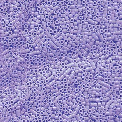 size 11 Miyuki Delica seed beads opq. aagte blue db1137 5g — 5g pack, premium Japanese cylinder beads perfect for bead weaving, embroider…