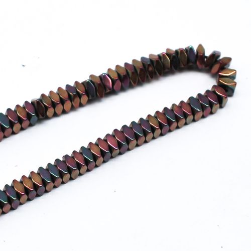 4x2mm hematite beads — for jewelry making, crafting, and beadwork projects