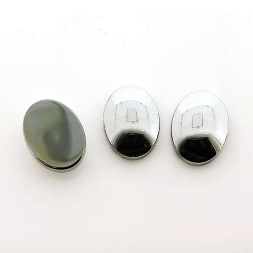 16x12mm hematite beads — for jewelry making, crafting, and beadwork projects