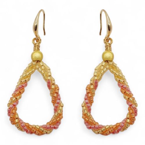 Sedona Twine Earrings 5 Pairs summer earring making kit — DIY set with beads and instructions for creating handmade jewelry