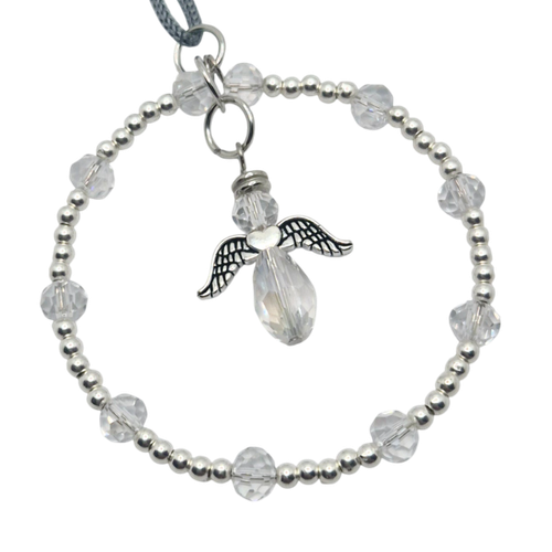 Festive Angel Charms only 9pcs Crystal (No Ring) for jewellery making