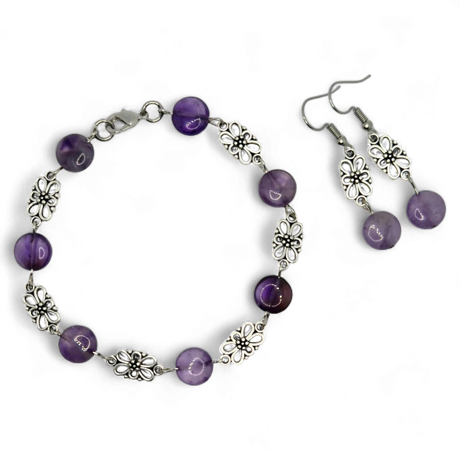 Sybille Gemstone Bracelets Amethyst for jewellery making