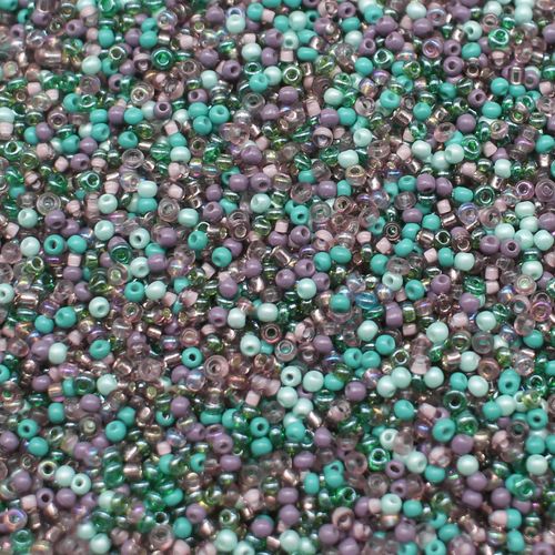 FGB Seed Bead Mix Size 12 50g Fairy Garden 6mm for jewellery making