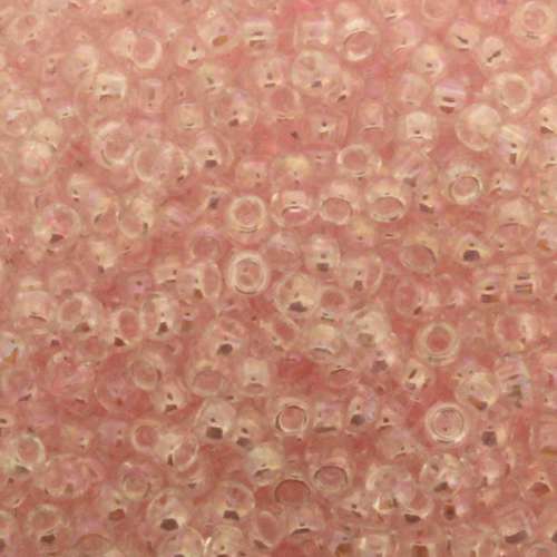Toho Size 8 Seed Beads 10g - Trans Rainbow Pink