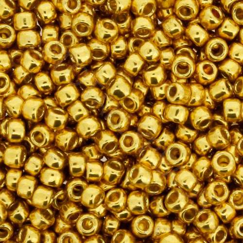 Toho Size 8 Seed Beads 10g - PF Gal. Starlight