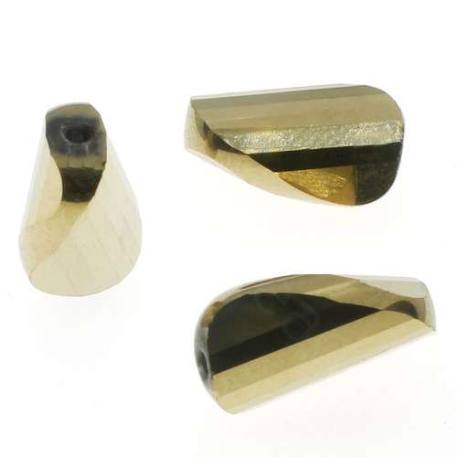 8mm crystal beads champagne gold, pack of 10 — faceted for jewelry making and beadwork