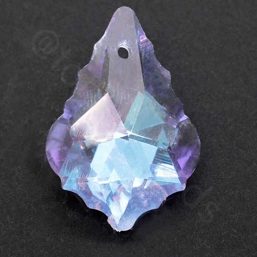 22mm crystal beads lilac — faceted for jewelry making and beadwork