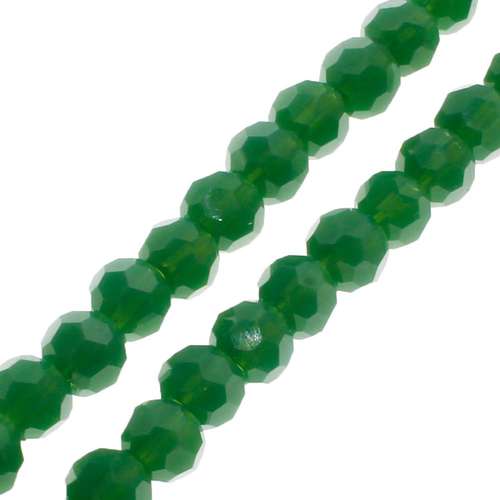 4mm crystal beads autmn green — faceted for jewelry making and beadwork