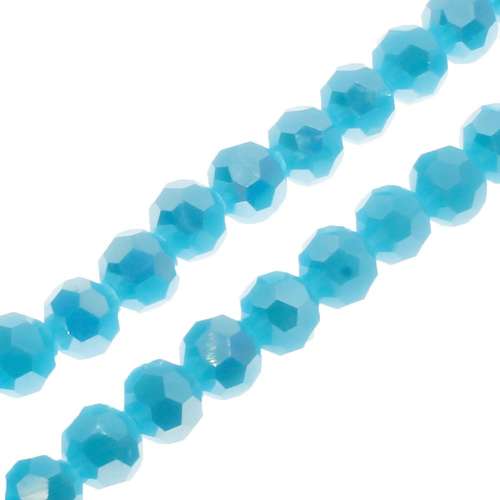 4mm crystal beads tropical sea — faceted for jewelry making and beadwork