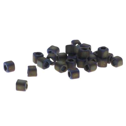 Toho Cubes 4mm 10g - Matt Iris Purple
