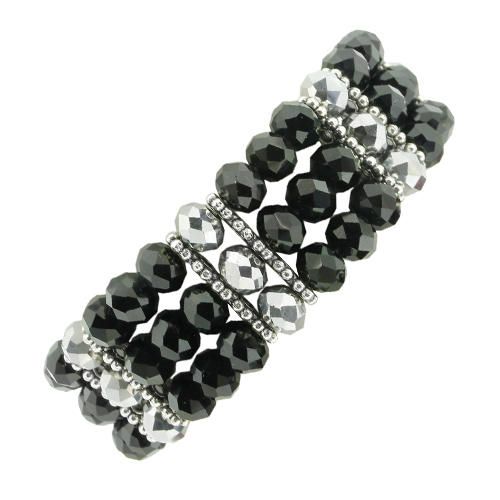 Beatrice Bracelet black bundle pack bracelet making kit — DIY set with beads and instructions for creating handmade jewelry