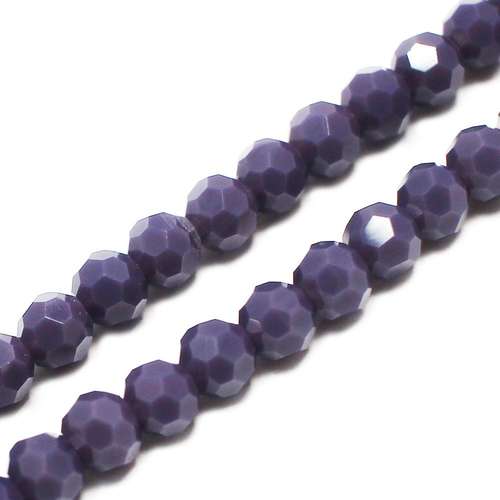 4mm crystal beads lavendar — faceted for jewelry making and beadwork