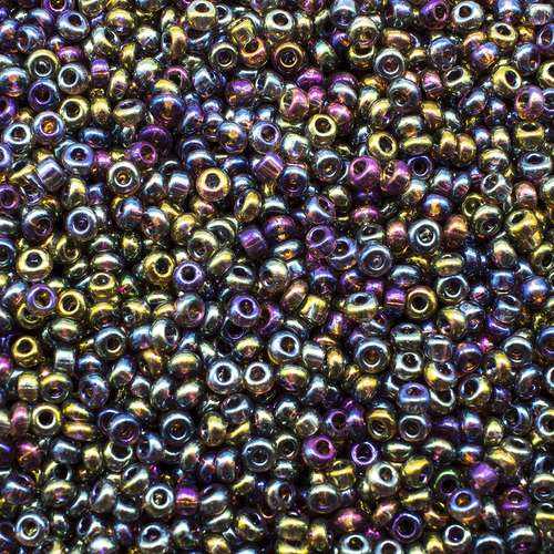 size 12 FGB glass seed beads 50g — 50g pack, ideal for bead weaving, embroidery, and jewelry making