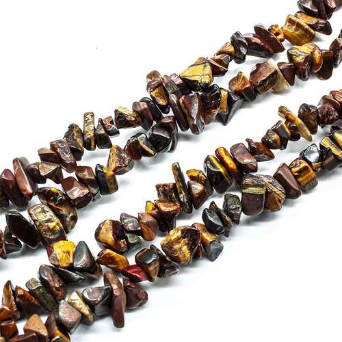 resin druzy bead tiger eye 32" string — sparkling cabochon-style stone ideal for jewelry making, pendants, and craft designs