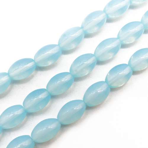 Opal Aqua Small Rice - 12mm
