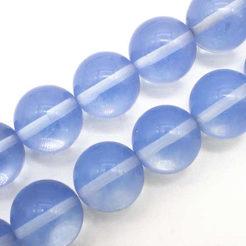 Opal Blue Round - 18mm