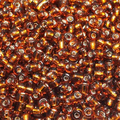 size 6 FGB glass seed beads topaz — 50g pack, ideal for bead weaving, embroidery, and jewelry making