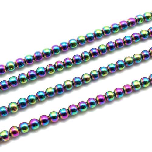 3mm hematite beads — for jewelry making, crafting, and beadwork projects