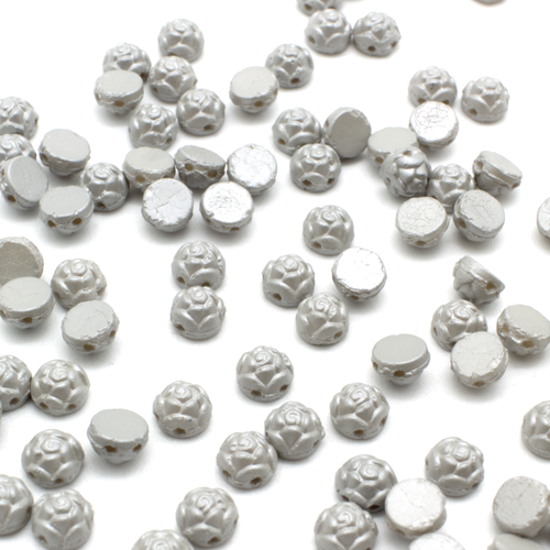 Roseta Cab 6mm 25pcs - Cool Grey