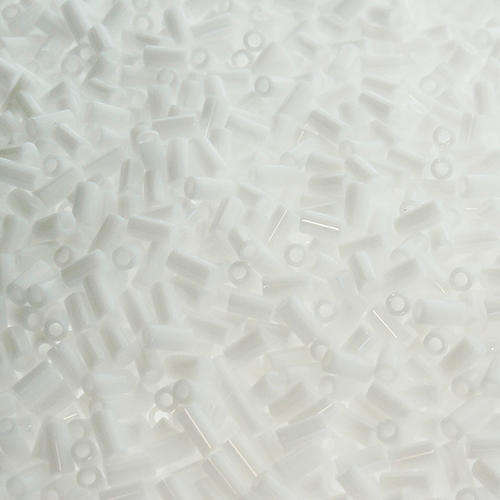 Toho 3mm Bugle Seed Beads 10g - Opaque White