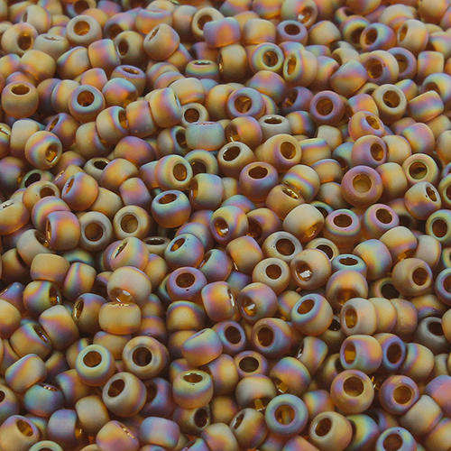 Toho Size 8 Seed Beads 10g - Trans Rain Frost Smokey