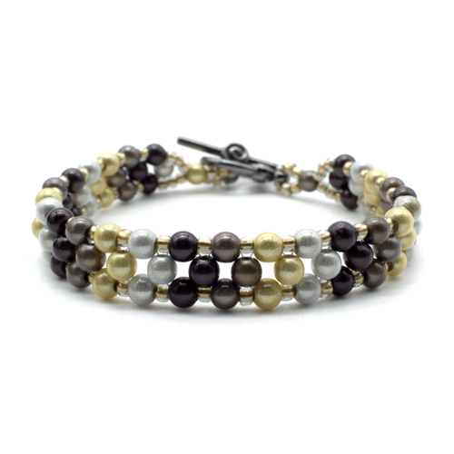 RAW Miracle Bracelet Makes 4 dusk bracelet making kit — DIY set with beads and instructions for creating handmade jewelry