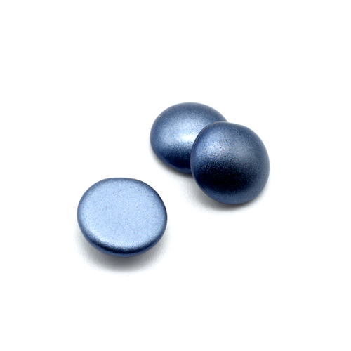 Par Puca Cabochon - 14mm - Metallic Mat Dark Blue