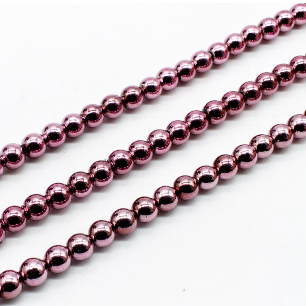 6mm hematite beads — for jewelry making, crafting, and beadwork projects