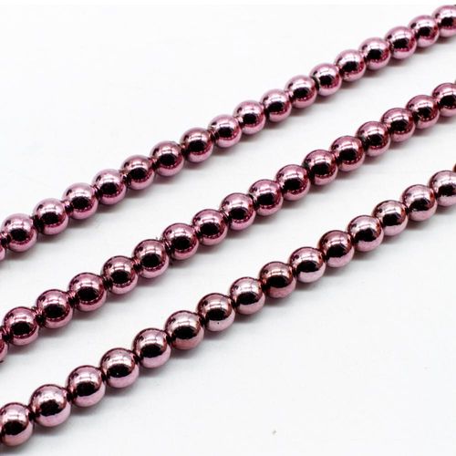 6mm hematite beads — for jewelry making, crafting, and beadwork projects