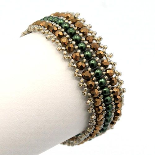 Cynthia Bracelet Makes 2 autumn forest bracelet making kit — DIY set with beads and instructions for creating handmade jewelry