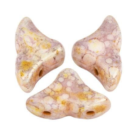Helios Puca Beads 10g - Opq Mix Rose/Gold Ceramic